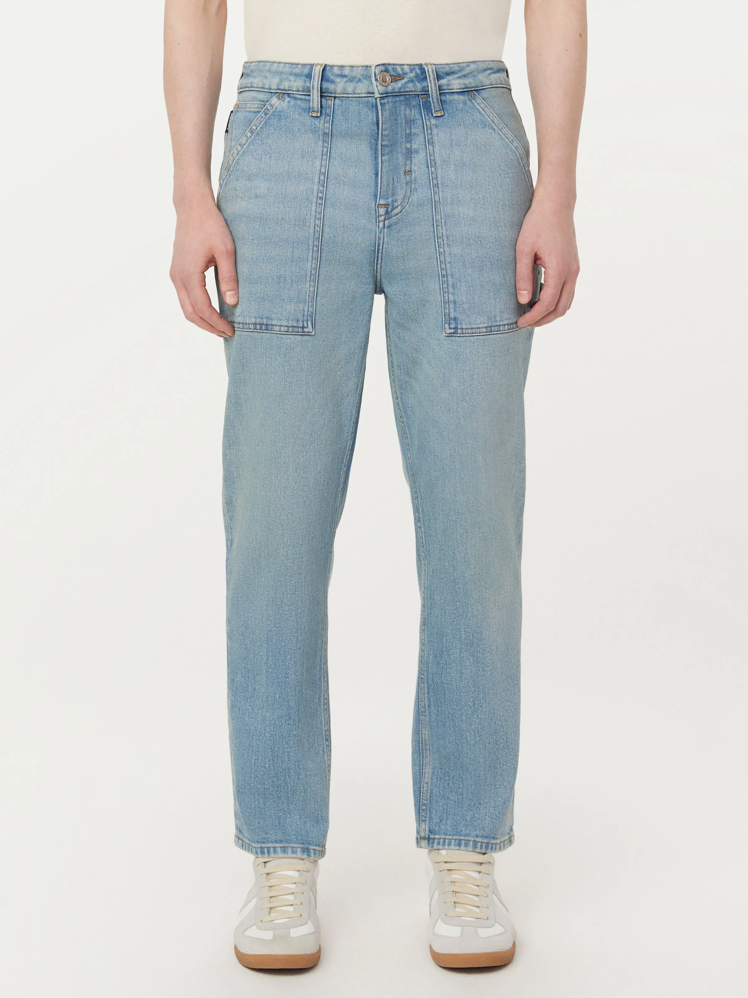 The Finn Relaxed Tapered Jean in Light Blue