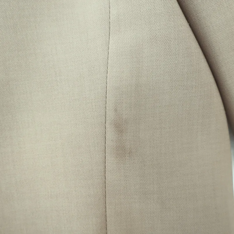 The Frankie Shop Oversized Blazer Beige Stretch Suiting Size Extra Small/Small