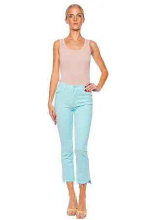 The Insider Crop Step Fray Jean