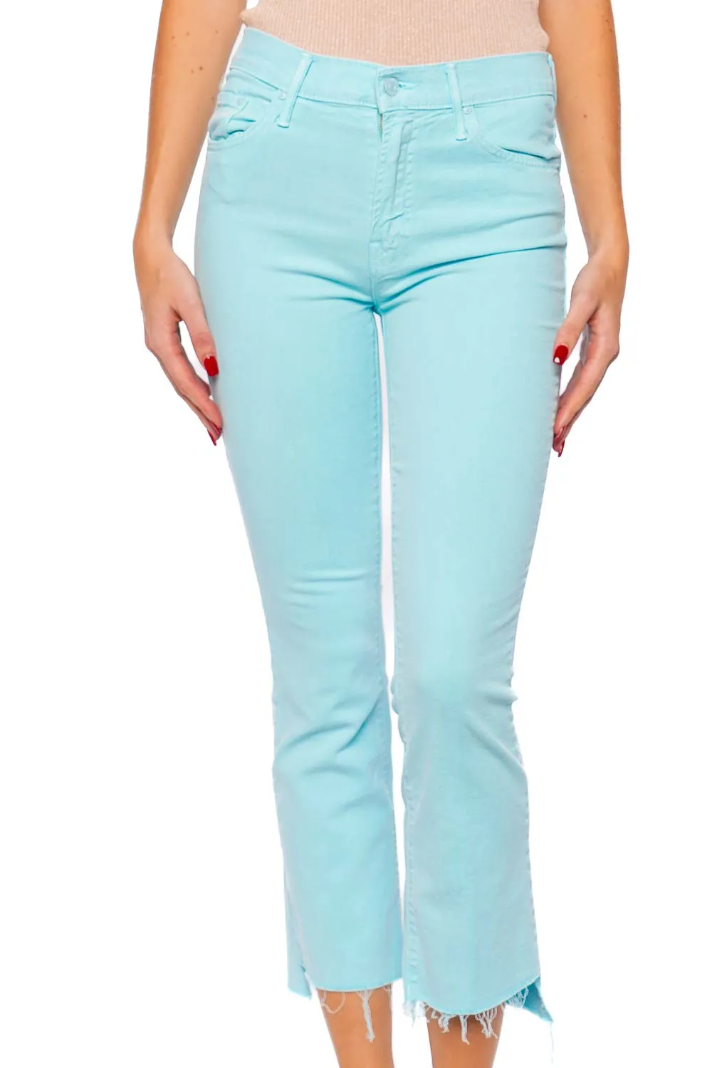 The Insider Crop Step Fray Jean