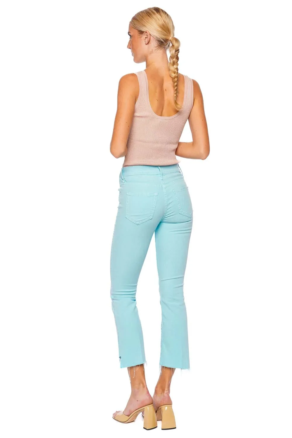 The Insider Crop Step Fray Jean