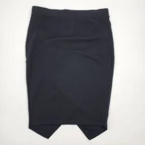 Torrid 2 Womens Black Midi Envelope Back Skirt Size 18/20 Stretch Waist NEW
