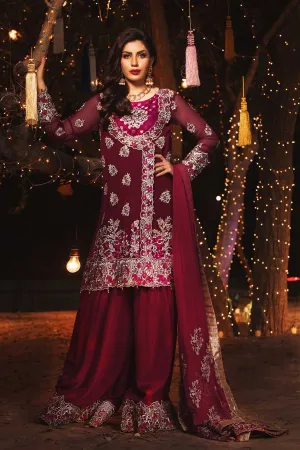 Traditional Pakistani Angrakha Dress # C2046