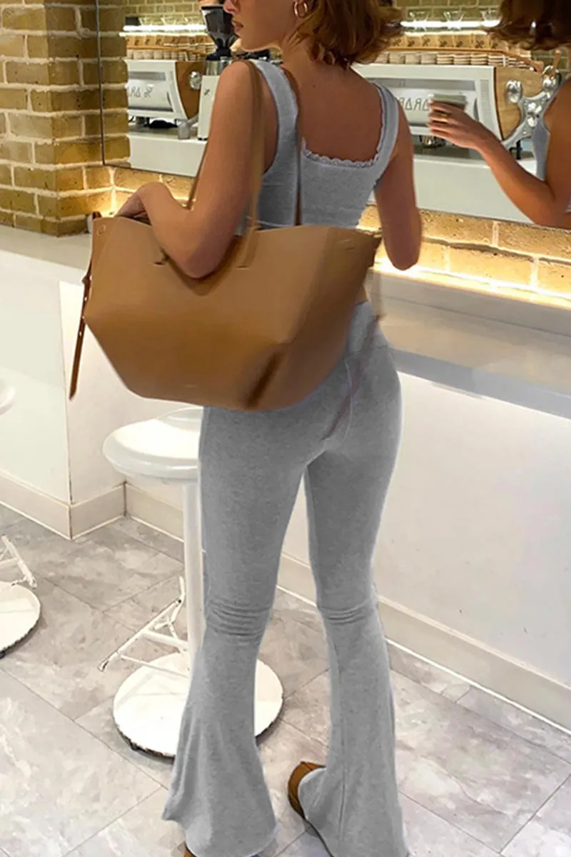 UN0147 Tank Top and Sweatpants Set