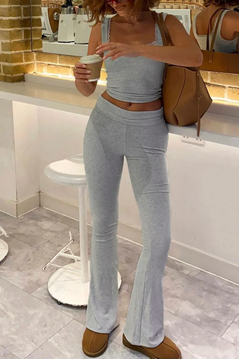 UN0147 Tank Top and Sweatpants Set