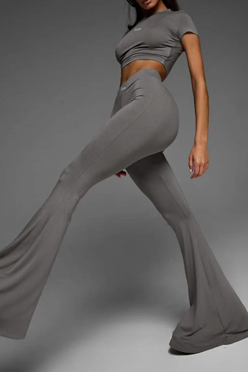 UQ3314 Crop Tee and Tights Set