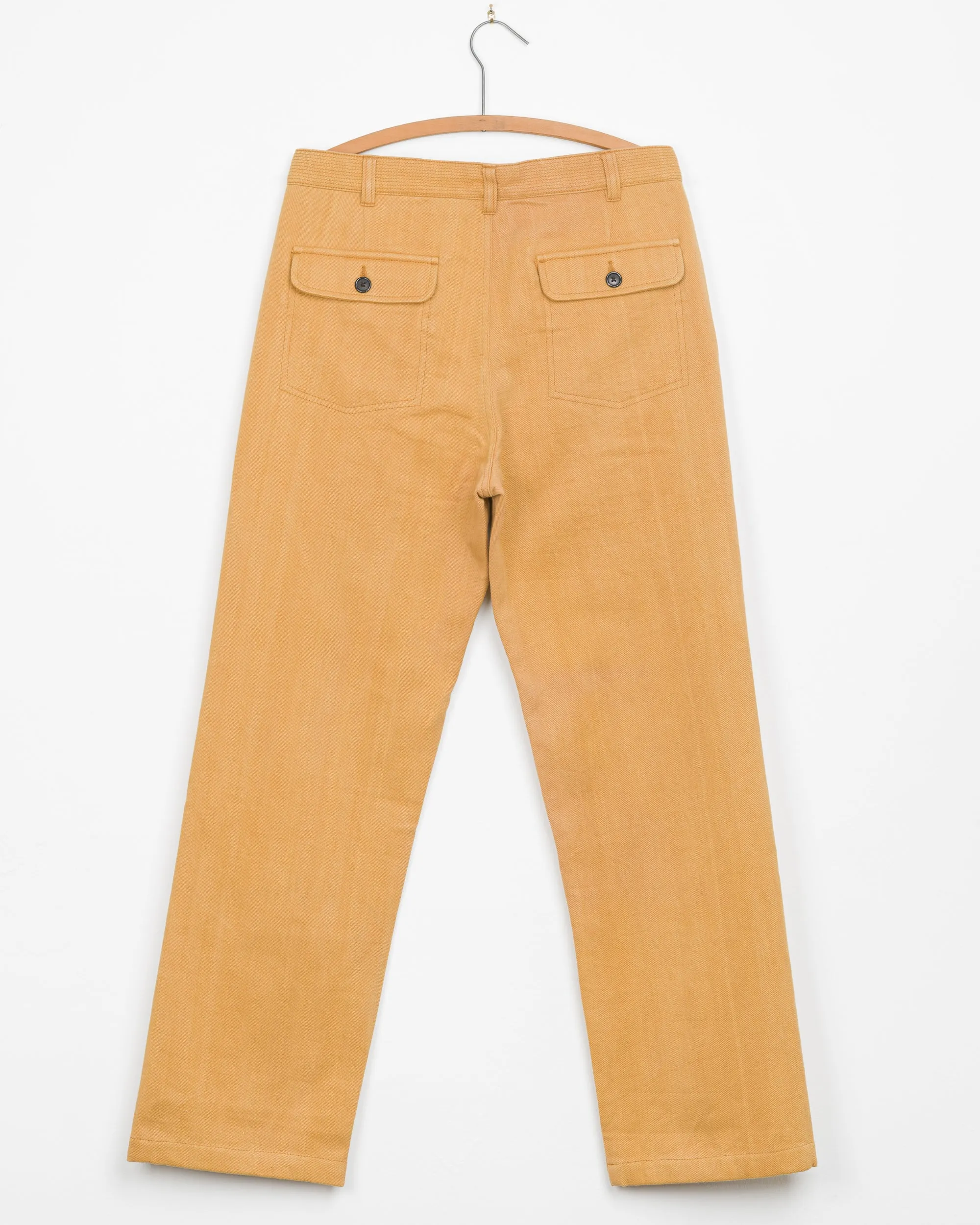 Veda Pant in Mustard Twill