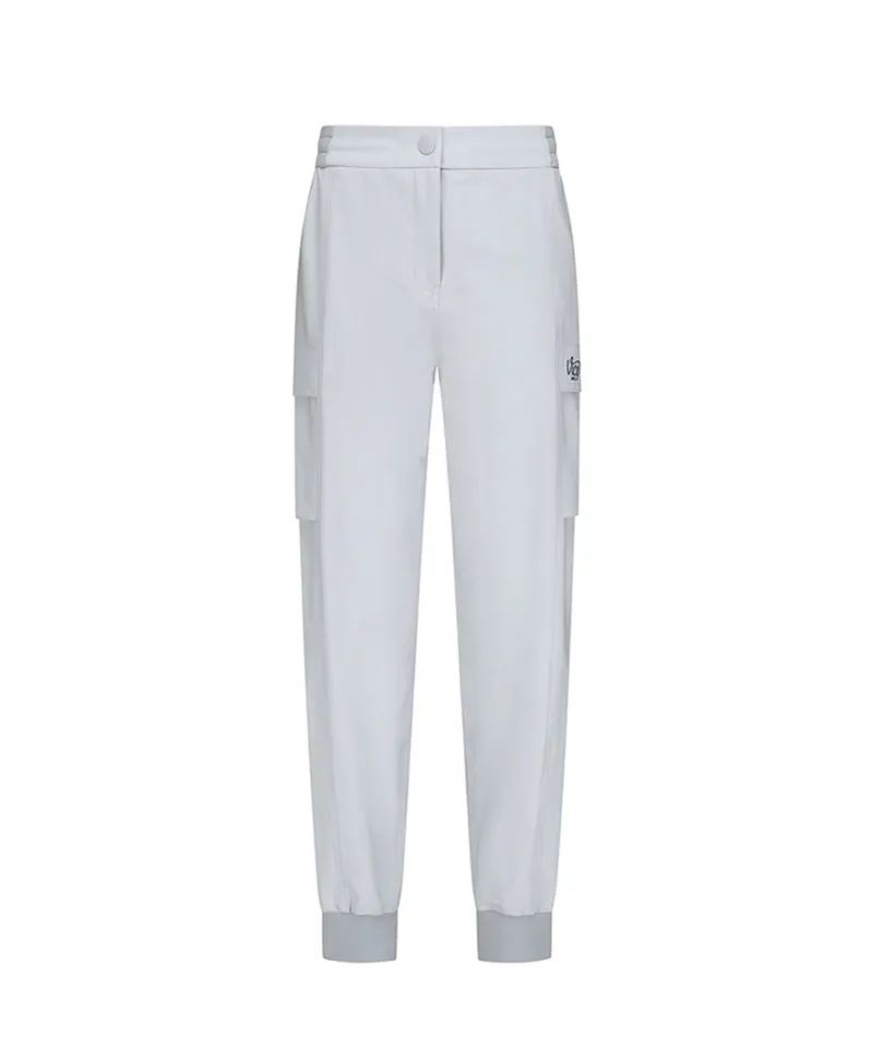 Vice Golf Atelier Women's Liberty Club Tapered Fit Jogger Pants - Light Gray