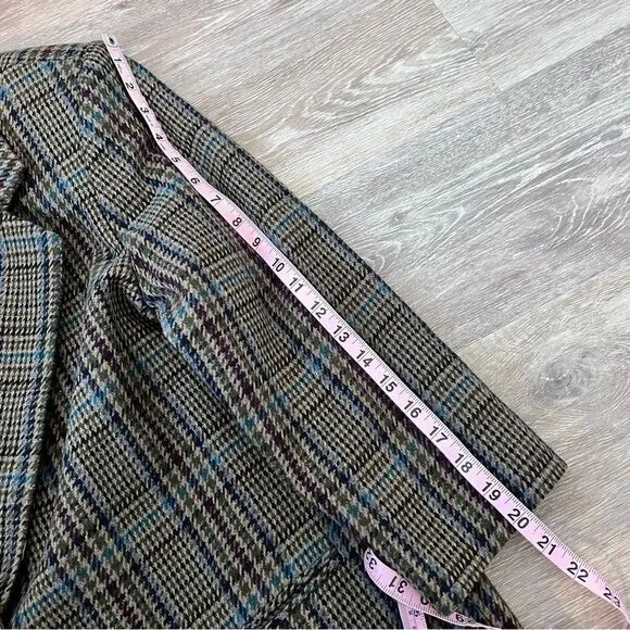 Vintage 1990’s houndstooth oversized blazer