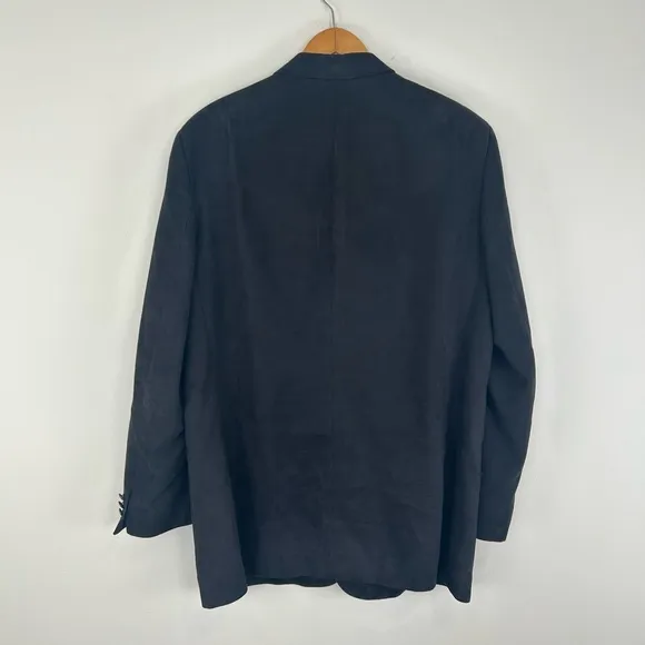 Vintage Faux Suede Black Boyfriend Oversized Blazer
