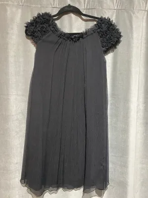 Vintage: Gucci Black Cap Sleeve Round Neck Shift Dress