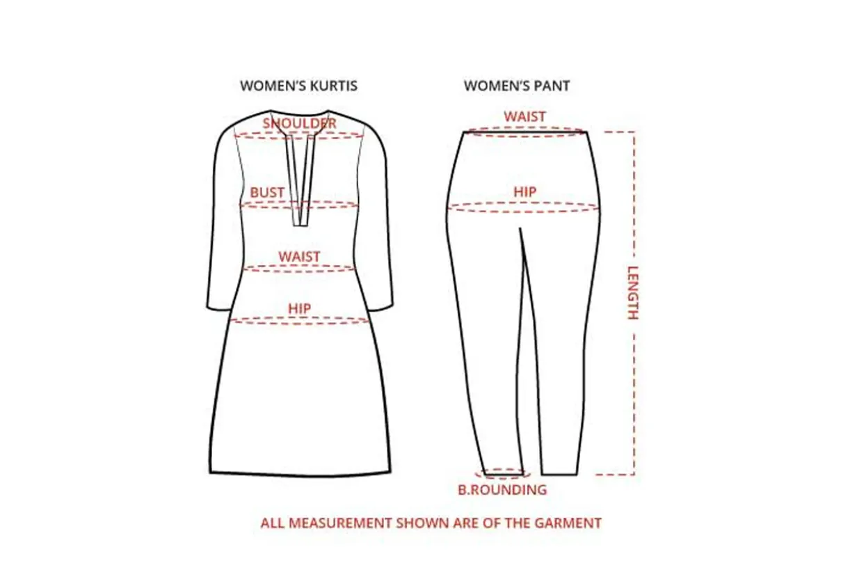 Viscose Georgette Kurti With Handloom Cotton Inner (set)