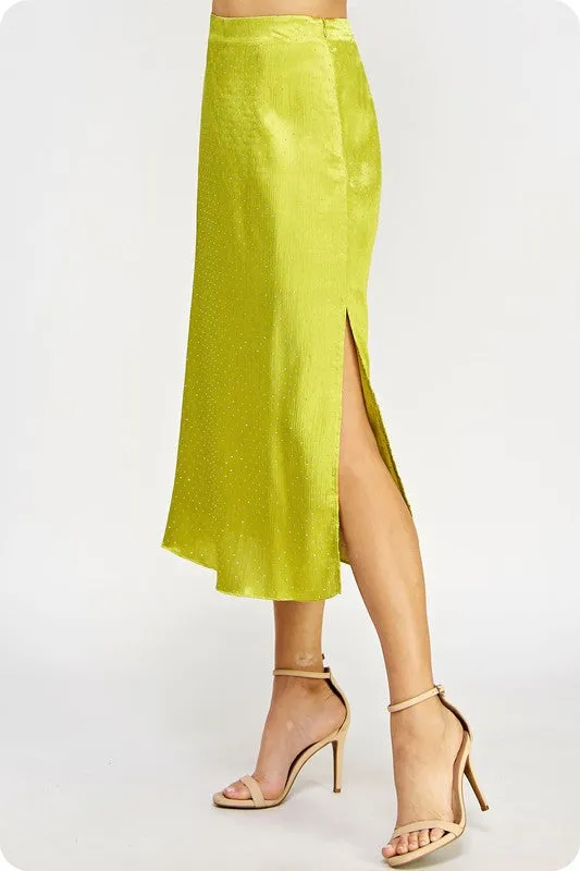 Walk The Runway Midi Skirt