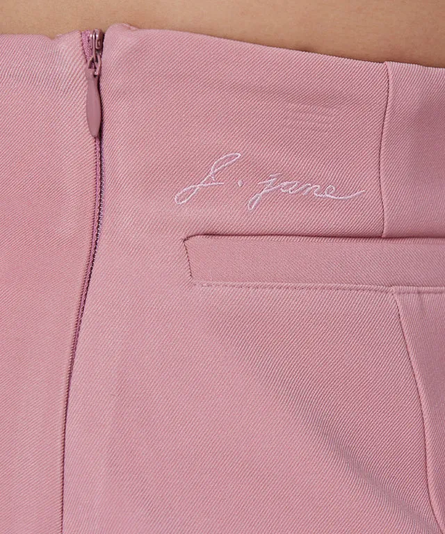 [Warehouse Sale] J.Jane Heart Shape Pleats Skirt - Pink