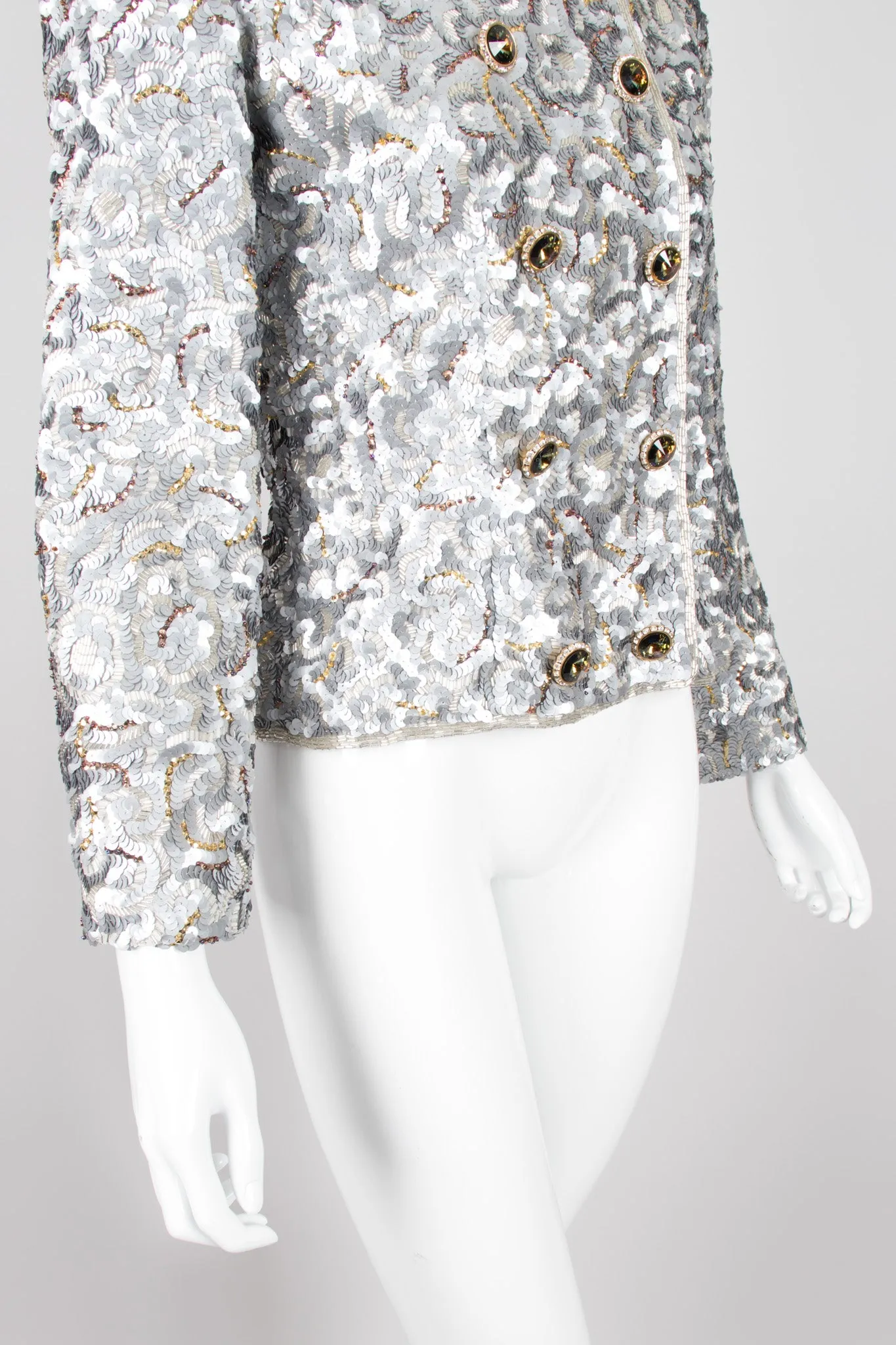 Wavy Sequin Jacket
