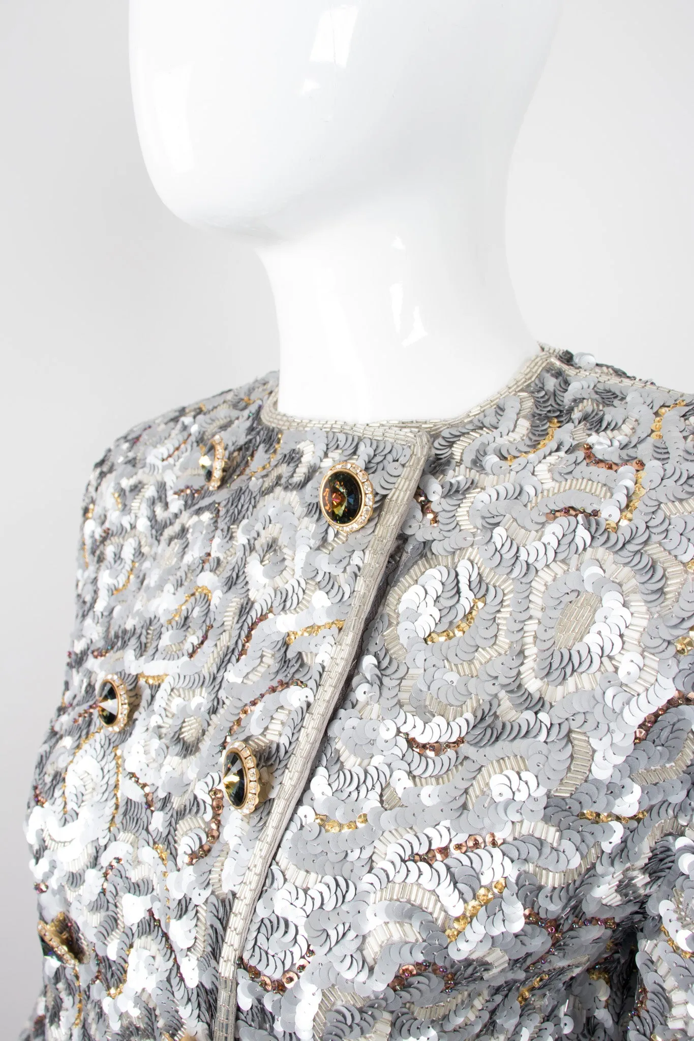 Wavy Sequin Jacket