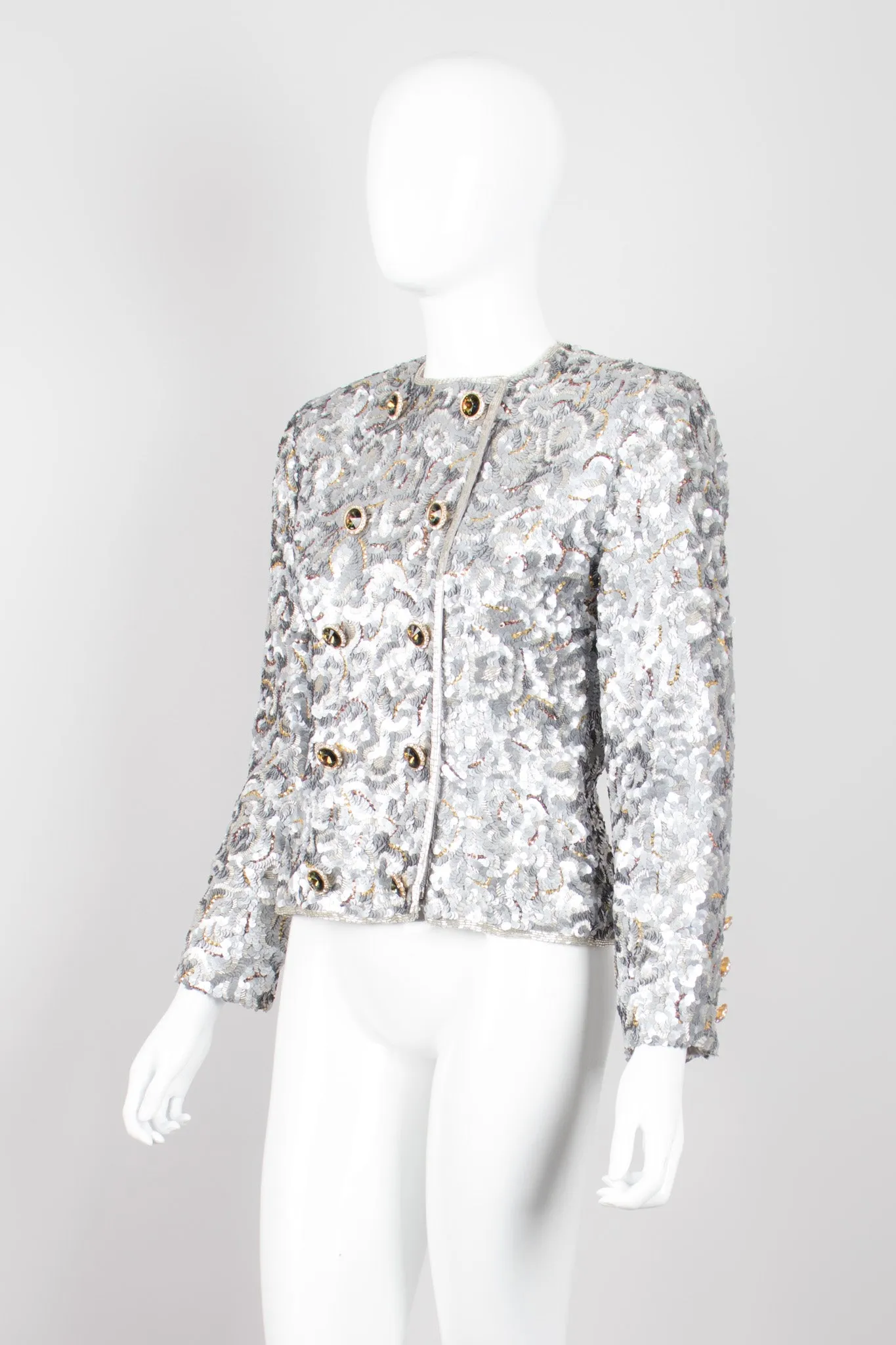 Wavy Sequin Jacket