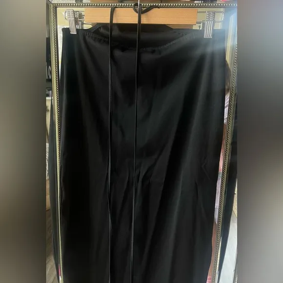Weworewhat body-con cutout skirt with slit.