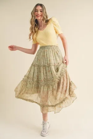 Wildflower Midi Skirt