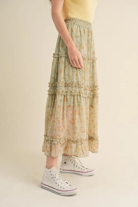 Wildflower Midi Skirt