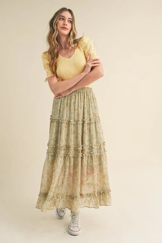 Wildflower Midi Skirt