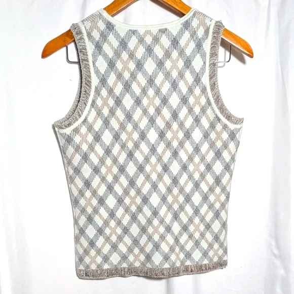 Women's etcetera Knit Set-Tank &amp; Skirt, cream, gray, taupe |Winter/Spring| Sz XS