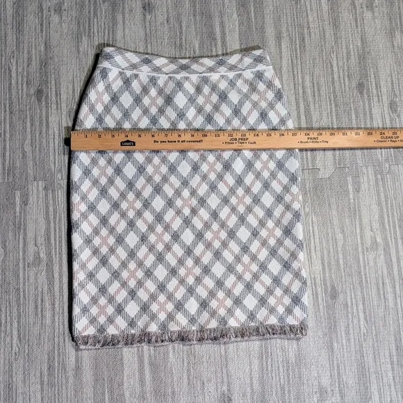Women's etcetera Knit Set-Tank &amp; Skirt, cream, gray, taupe |Winter/Spring| Sz XS