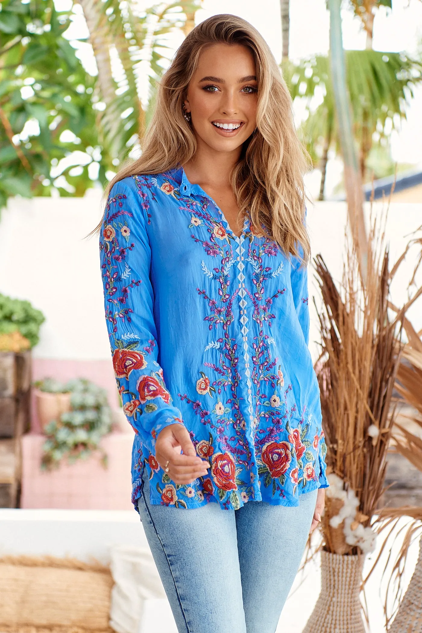Yasamine Blouse ~ Johnny Was