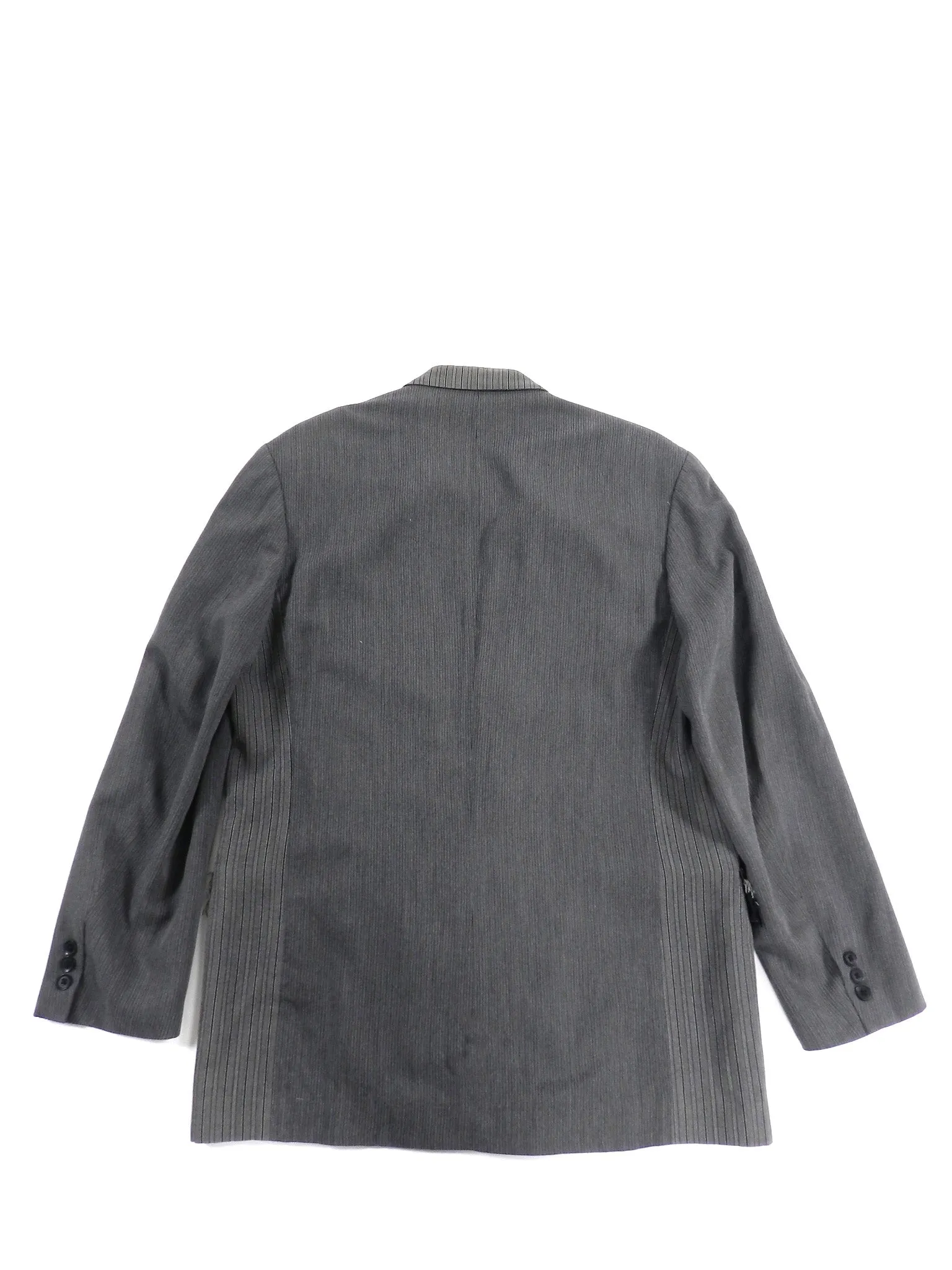 Yohji Yamamoto Vintage 90’s Grey Pinstripe Jacket - M