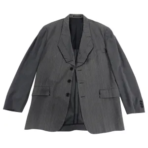 Yohji Yamamoto Vintage 90’s Grey Pinstripe Jacket - M