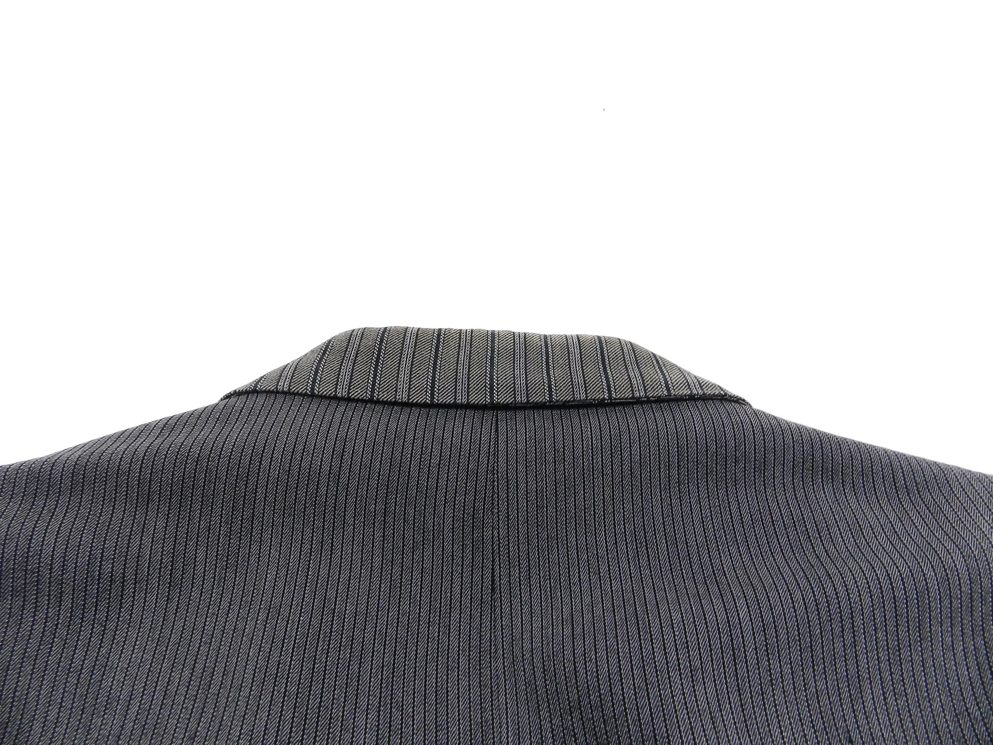 Yohji Yamamoto Vintage 90’s Grey Pinstripe Jacket - M