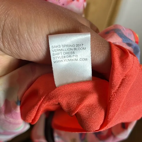 YUMI KIM Vermillion Bloom shift dress