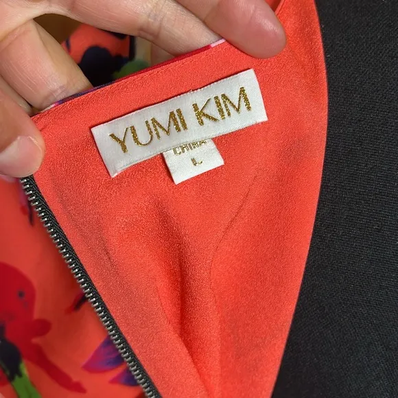 YUMI KIM Vermillion Bloom shift dress
