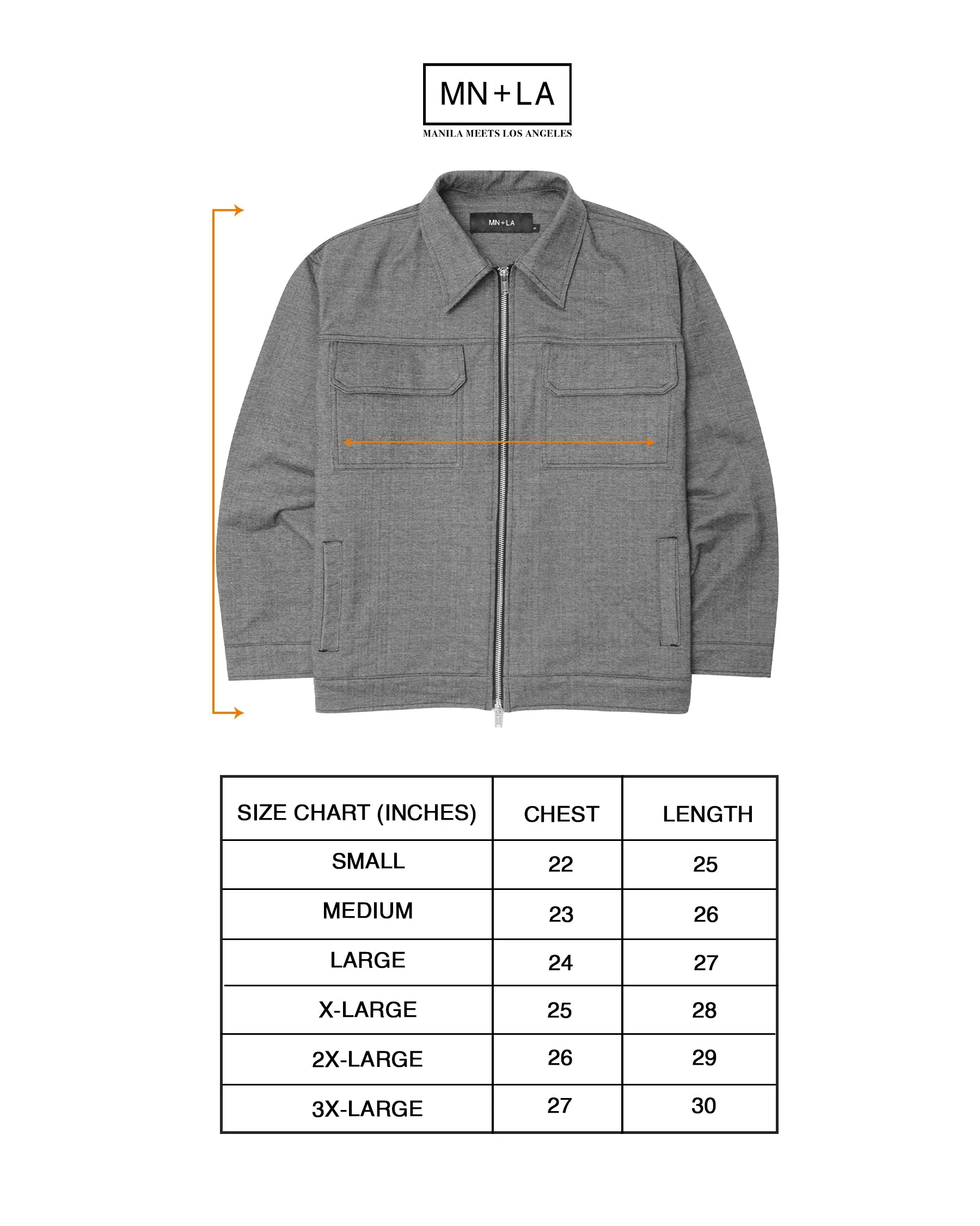 ZIP TRUCKER JACKET IN NEVADA GREY